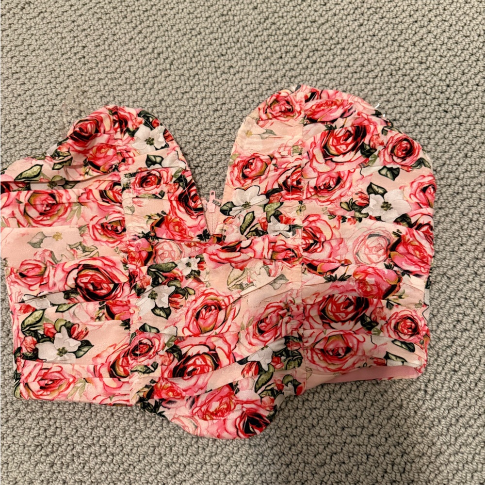 MORE TO COME Melinda Drape Bustier Top